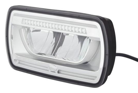 Proiector de lucru cu LED HELLA 1FE 016 773-001, 12/24V, dimensiuni 238 x 141 x 113 cm, cablu de 800 mm, carcasă neagră din plastic